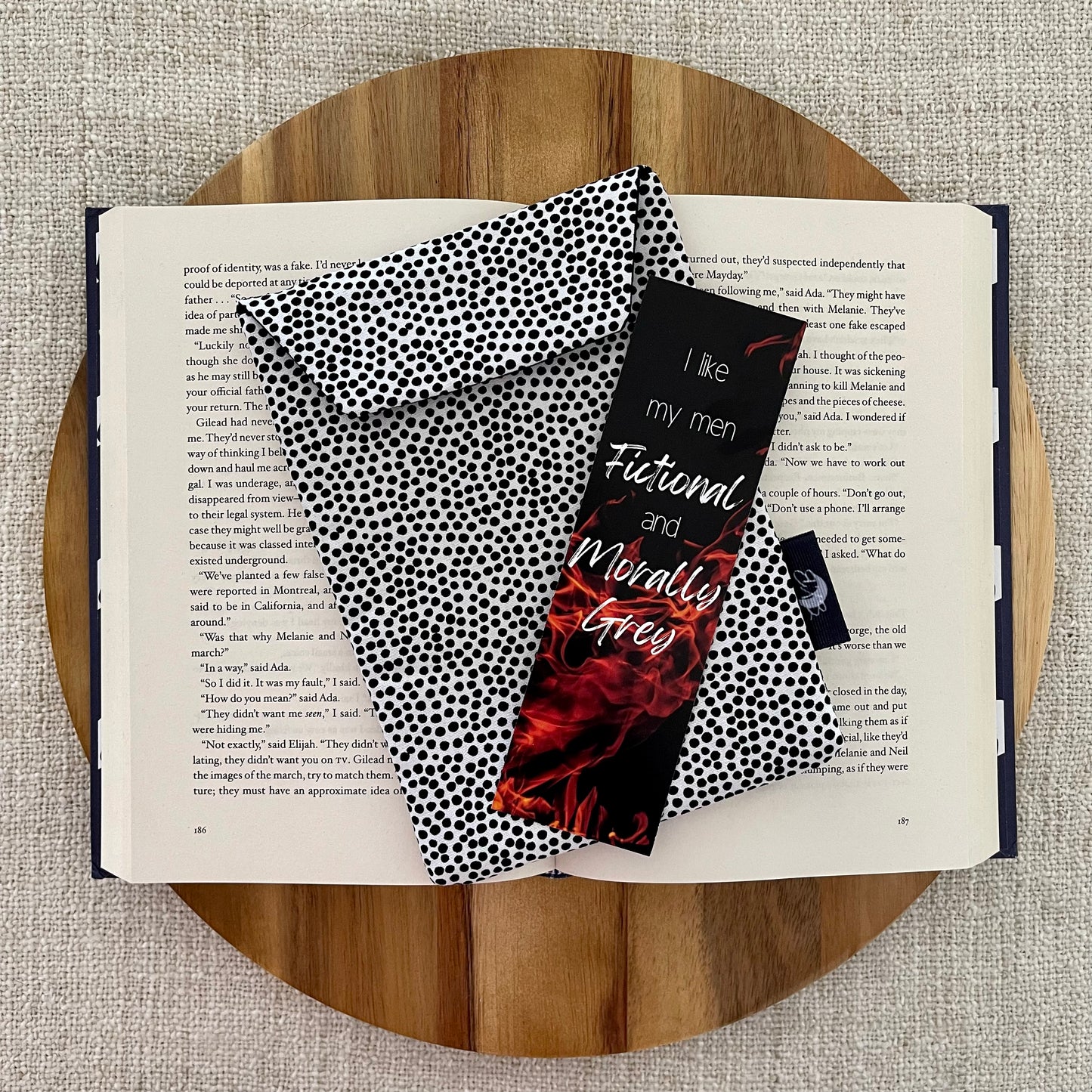 Fictional and Morally Grey Bookmark - SXB Design